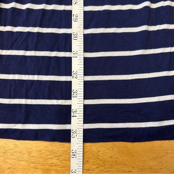 SOMA Soft Jersey Drawstring Fundamental Stripe Dress - Picture 11 of 13